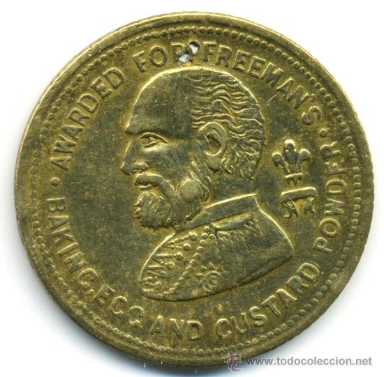 Monedas locales: Ficha Freemans Pudding Powder - Foto 1