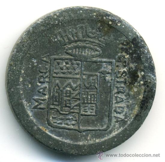 Monedas locales: Ficha a identificar. CONTROL 1/2 B.F.E. Marca registrada - Foto 2