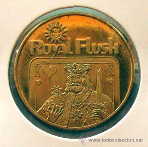 Monedas locales: JETON-TOKEN ROYAL FLUSH . POKER - Foto 1