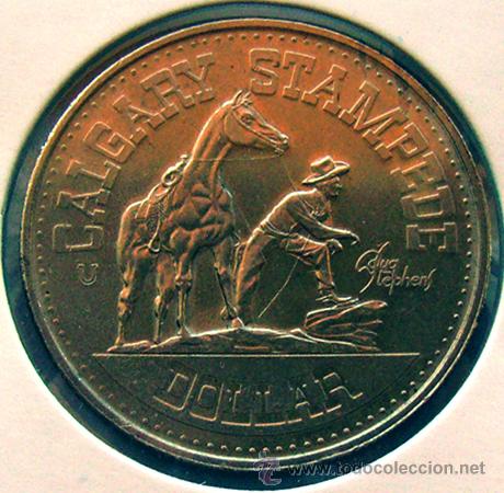Monedas locales: JETON TOKEN . DOLLAR .  CALGARY STAMPEDE 1978 - Foto 1