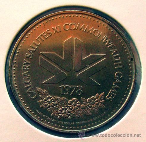 Monedas locales: JETON TOKEN . DOLLAR .  CALGARY STAMPEDE 1978 - Foto 2