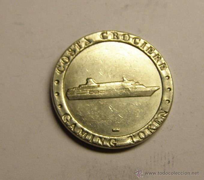 Monnaies locales: Ficha monetaria token. CRUCEROS COSTA.