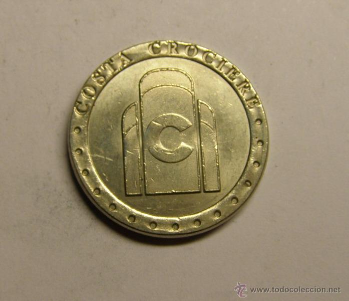 Monedas locales: Ficha monetaria token. CRUCEROS COSTA. - Foto 2