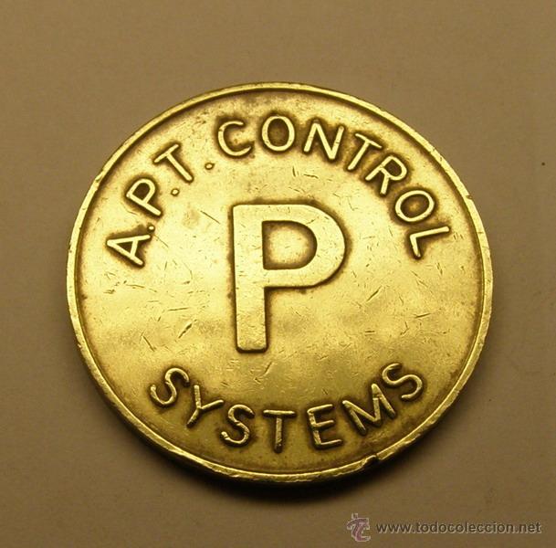 Monedas locales: Ficha monetaria token APT CONTROL SISTEMS. - Foto 2
