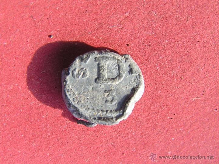 Monedas locales: PRECINTO DE PLOMO . S XIX - Foto 2