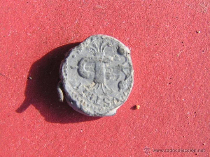 Monedas locales: PRECINTO DE PLOMO . S XIX - Foto 3