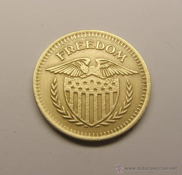 Monedas locales: Ficha token. Freedom. - Foto 1