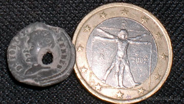 Monedas locales: Ficha Botica central Barcelona en plata - Foto 1