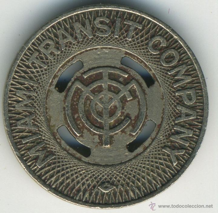Monedas locales: Ficha de Miami Transit Company MTC - Foto 1