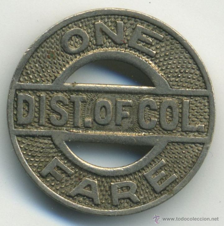 Monedas locales: Ficha. Washington, Distrito de Columbia transit - Foto 1