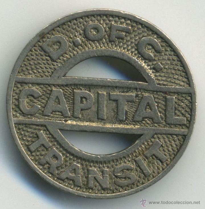 Monedas locales: Ficha. Washington, Distrito de Columbia transit - Foto 2