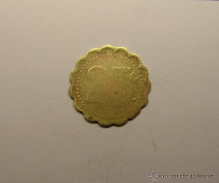 Monnaies locales: Ficha moneda de 25 cts. A&ntilde;os 30 - Guerra Civil Espa&ntilde;ola.