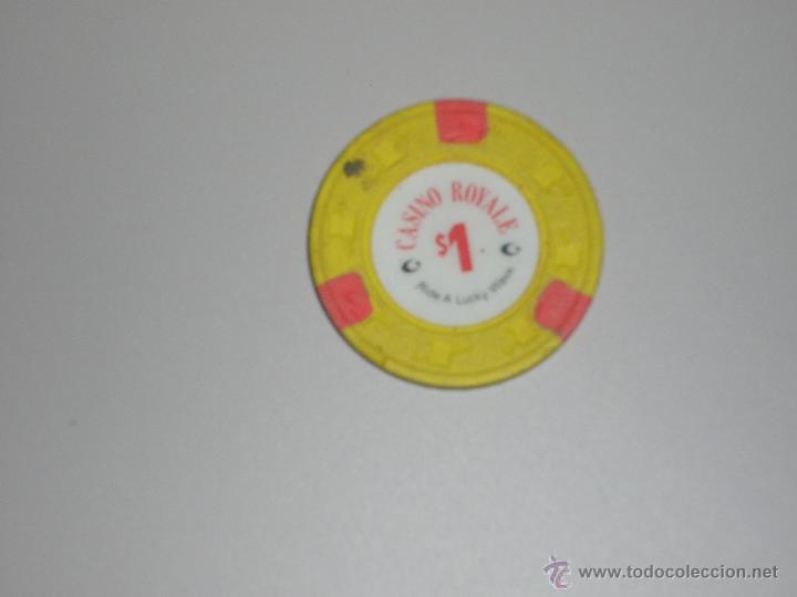 Monnaies locales: FICHA DE CASINO ROYALE *LAS VEGAS* 1 $ *RIDE A LUCKY WADE*