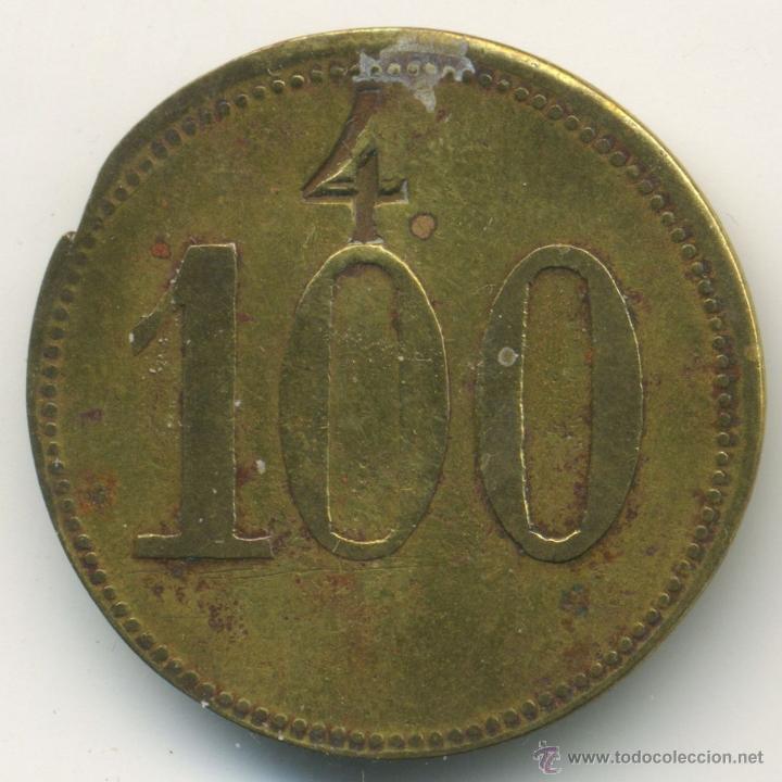 Moedas locais: Ficha. a clasificar 100 en lat&oacute;n