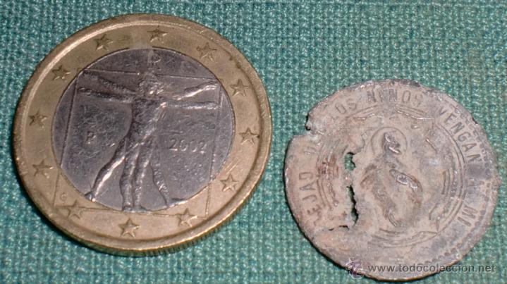 Monedas locales: Catecismo parroquial 5 centimos - Foto 1