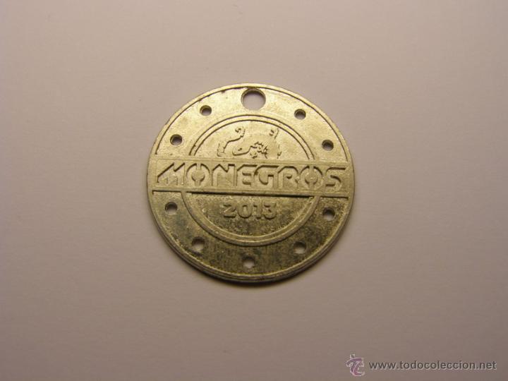 Monedas locales: Get&oacute;n ficha Monegros. - Foto 1