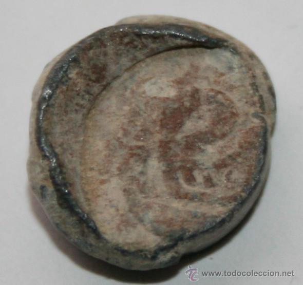 Monnaies locales: BONITO SELLO ANTIGUO PRECINTO O MARCHAMO DE PLOMO PEQUE&Ntilde;O