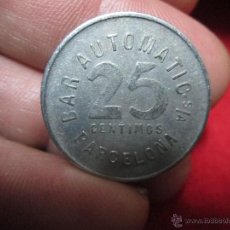 Monedas locales: BAR AUTOMATIC BARCELONA 10 CENTIMOS