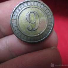 Monedas locales: FICHA NUMERO 9 POSIBLE DE AUTOBUS. Lote 42192916