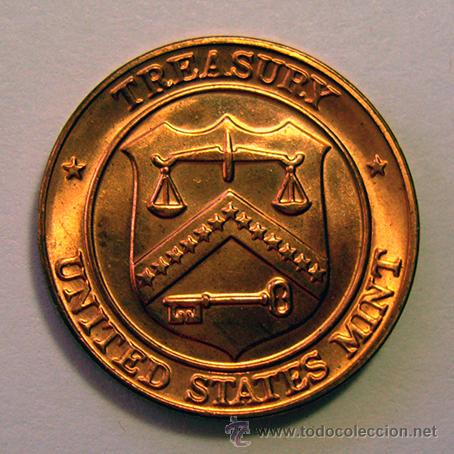 Monnaies locales: DENVER . JETON-TOKEN . TREASURY. UNITED STATES MINT