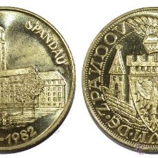 Monedas locales: ESPECTACULAR FICHA TOKEN JETON CONMEMORATIVA DEL 750 ANIVERSARIO FUNDACIÓN BERLÍN DIÁMETRO 40 MM A