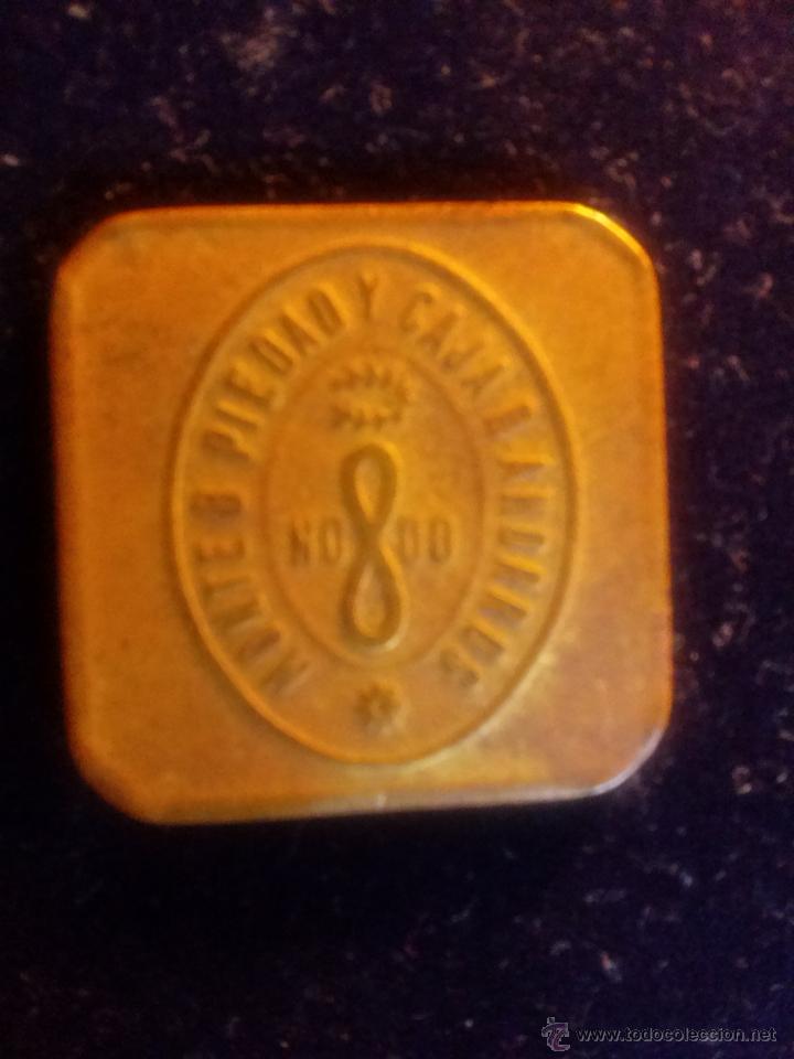 Monnaies locales: RARA FICHA DEL MONTE DE PIEDAD Y CAJAS DE AHORROS NO&DO