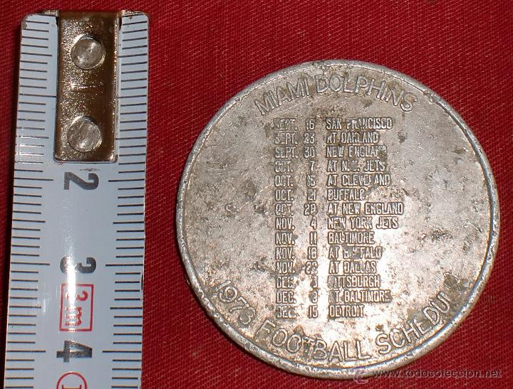 Monedas locales: ficha de EEUU 1973 miami dolfhins - Foto 2