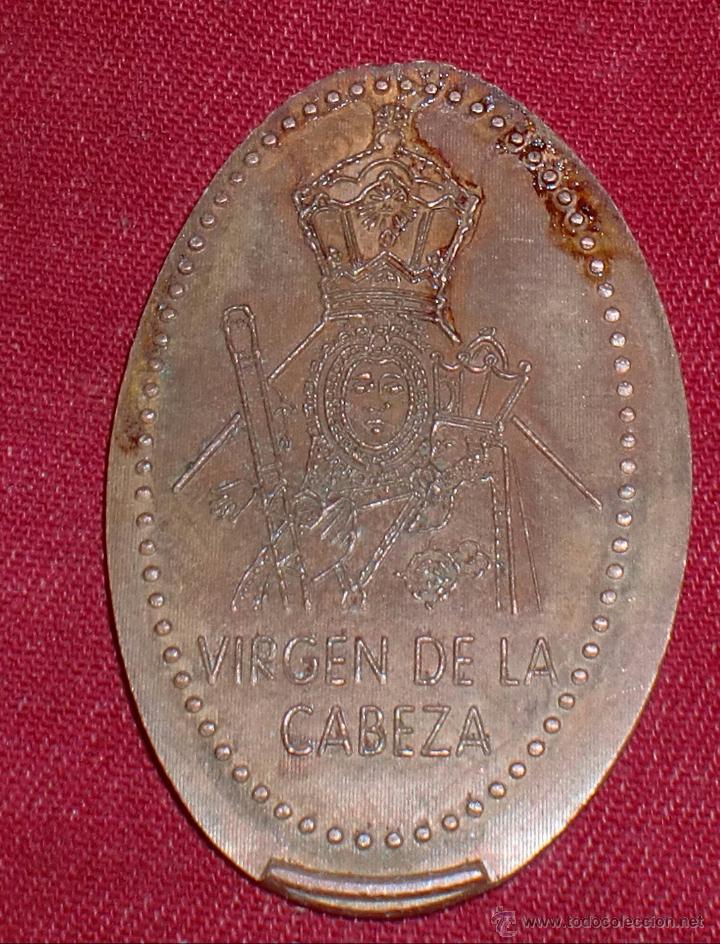 Monedas locales: Ficha de la virgen de la cabeza - Foto 1
