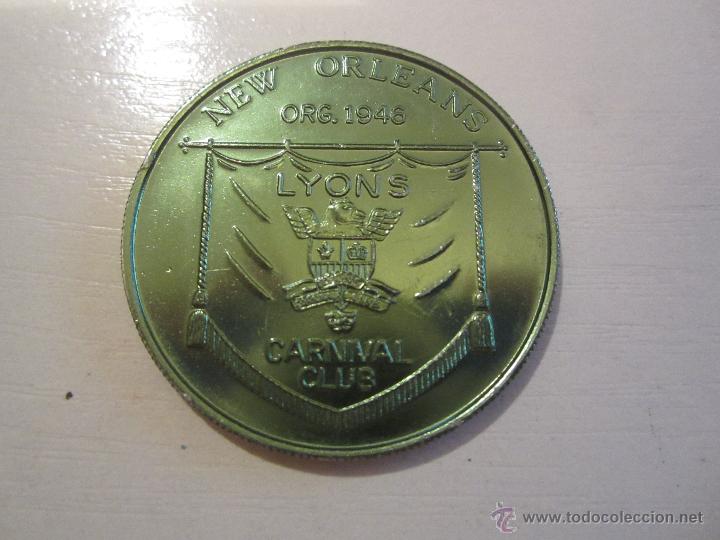 Monedas locales: TOKEN MONEDA CARNAVAL MARDI GRAS NEW ORLEANS - Foto 2