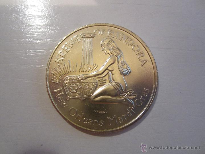 Monedas locales: TOKEN MONEDA CARNAVAL MARDI GRAS NEW ORLEANS - Foto 2