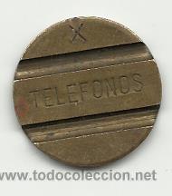 Monnaies locales: FICHA TELEF&Oacute;NICA   X