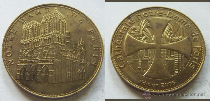 Monedas locales: Ficha o Token Notre Dame de Paris - Foto 1