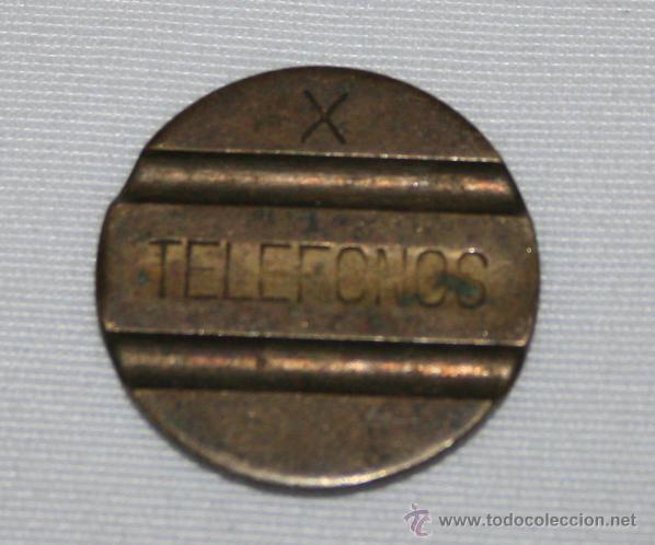 Monnaies locales: FICHA DE TELEFONOS LETRA X