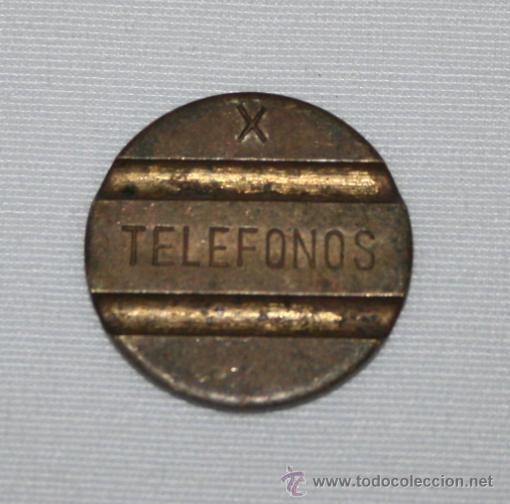 Monedas locales: FICHA DE TELEFONOS LETRA X - 2&ordf; - Foto 1