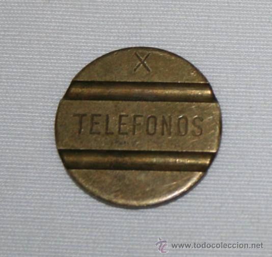 Monedas locales: FICHA DE TELEFONOS LETRA X - 3&ordf;
