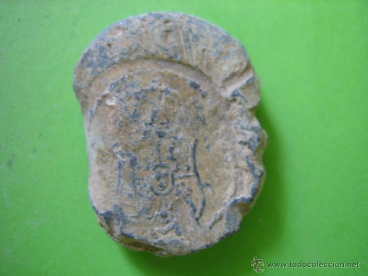 Monedas locales: Ficha o precinto de env&iacute;os de sacas 1865 - Foto 2