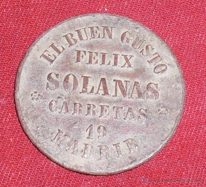 Monedas locales: Ficha felix solanas Madrid - Foto 1