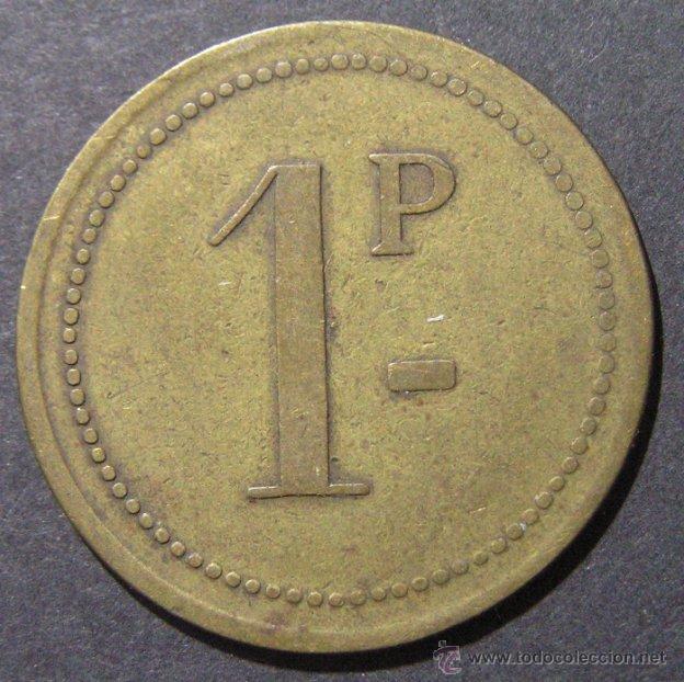 Monedas locales: FICHA DE 1 PESETA