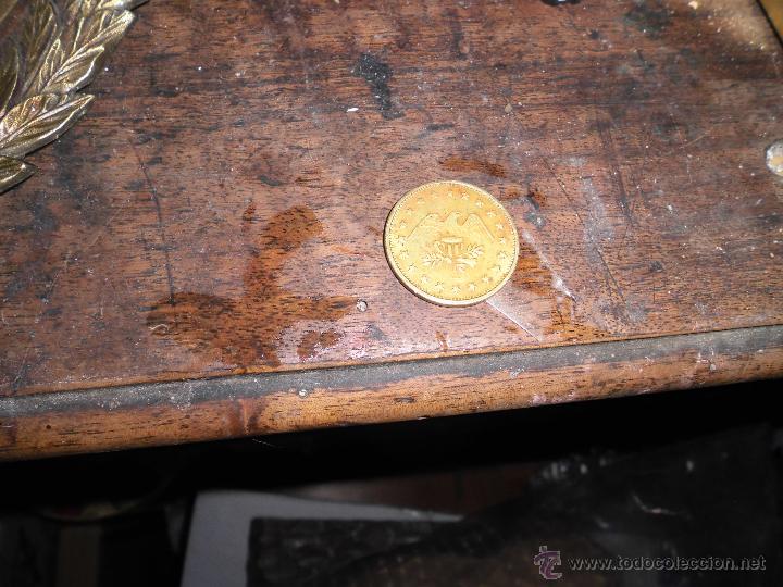 moneda antigua dorada de juego no cash valu - Compra venta en todocoleccion