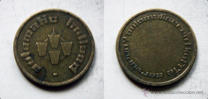 Monedas locales: Ficha Expendedora Autom&aacute;tica de Holanda - Foto 1