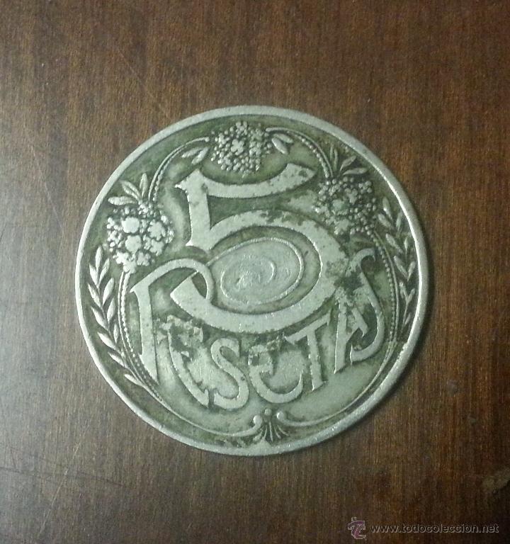 Monedas locales: Ficha 5 pesetas - Foto 1