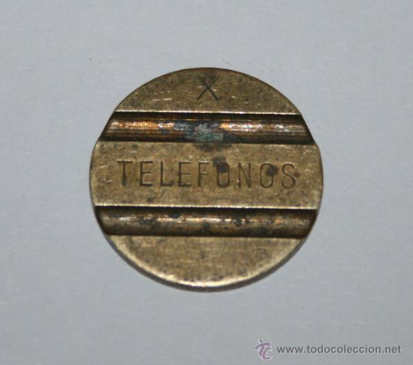 Monete locali: FICHA DE TELEFONOS LETRA X - 2&ordf;