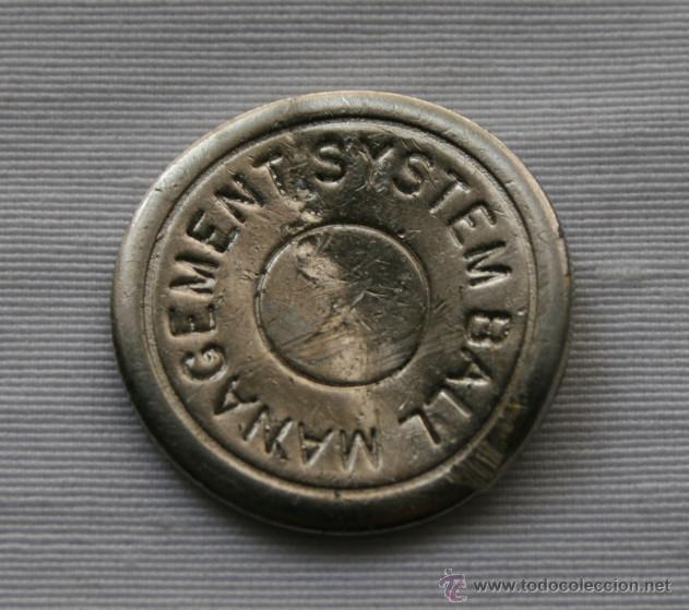 Monete locali: FICHA PARA MAQUINA DE PELOTAS DE CAMPO DE GOLF, BALL MANAGEMENT SYSTEM RANGE SERVANT