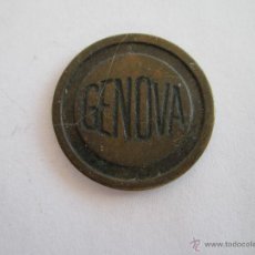 Monedas locales: FICHA * 40 CENTIMOS SEVILLA * GENOVA. Lote 49964872