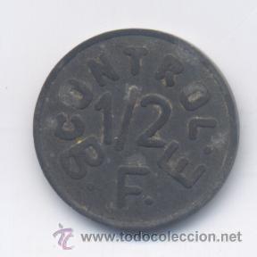 Monedas locales: JETON CONTROL B.F.E-MARCA REGISTRADA - Foto 1