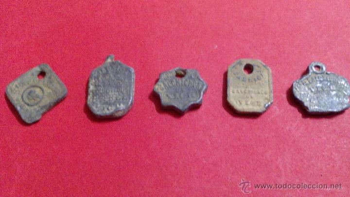 Monedas locales: LOTE DE CINCO PRECINTOS DE PLOMO DE VICH - Foto 2