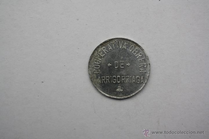 Monedas locales: COOPERATIVA OBRERA DE ARRIGORRIAGA, 2 PESETAS. - Foto 1