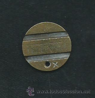 Local Coins: Ficha telefonos puntos,  T y X