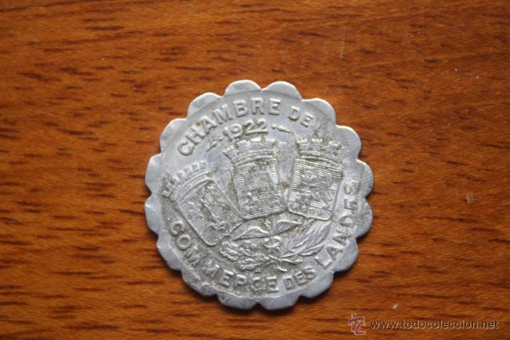 Monedas locales: CAMARA DE COMERCIO DE LAS LANDAS-1922 - Foto 1