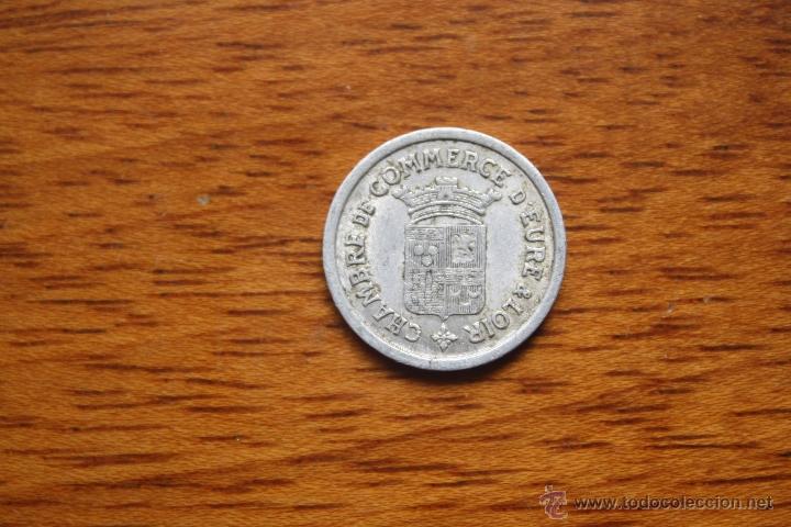 Monedas locales: Camara de Comercio de Eure y Loir- 5 cents 1922 - Foto 1